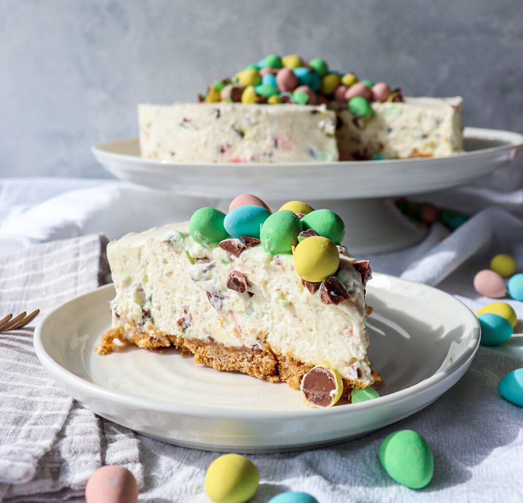 mini egg no bake cheesecake