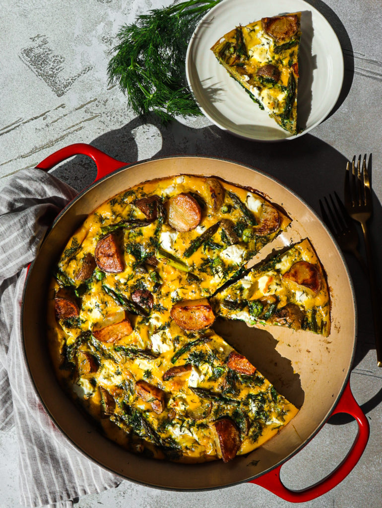 spring frittata recipe