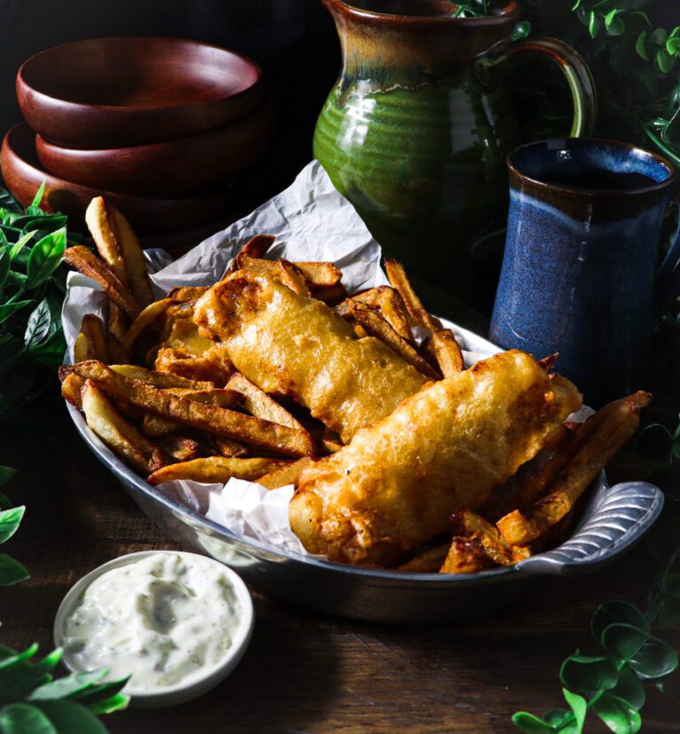 Supper: Beer-Battered Fish and Chips