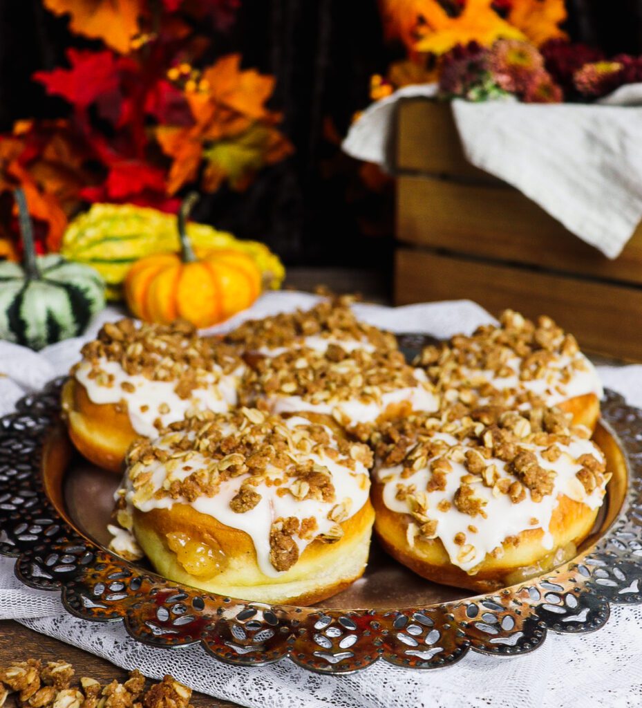 peach filled donuts