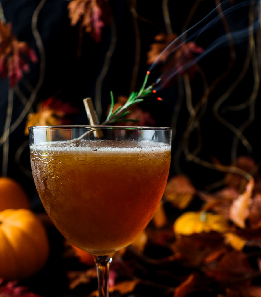 fig and rosemary cocktail