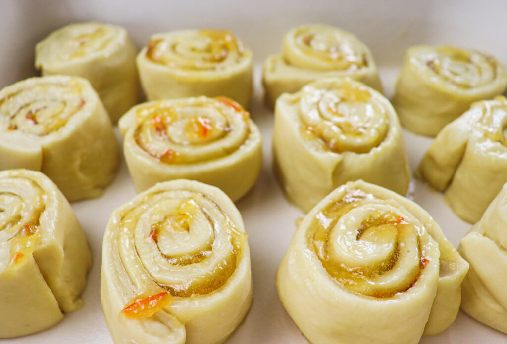 sticky marmalade roll