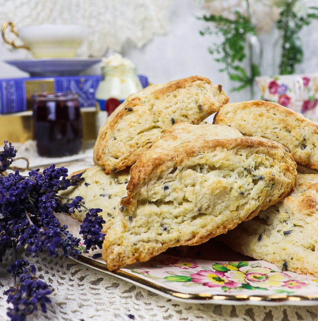 lavender cream scones
lavender scones