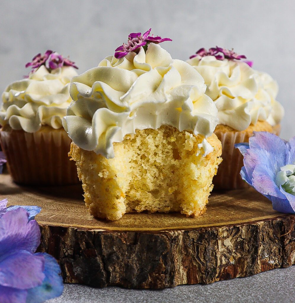 elderflower cupcakes recipe, elderflower buttercream