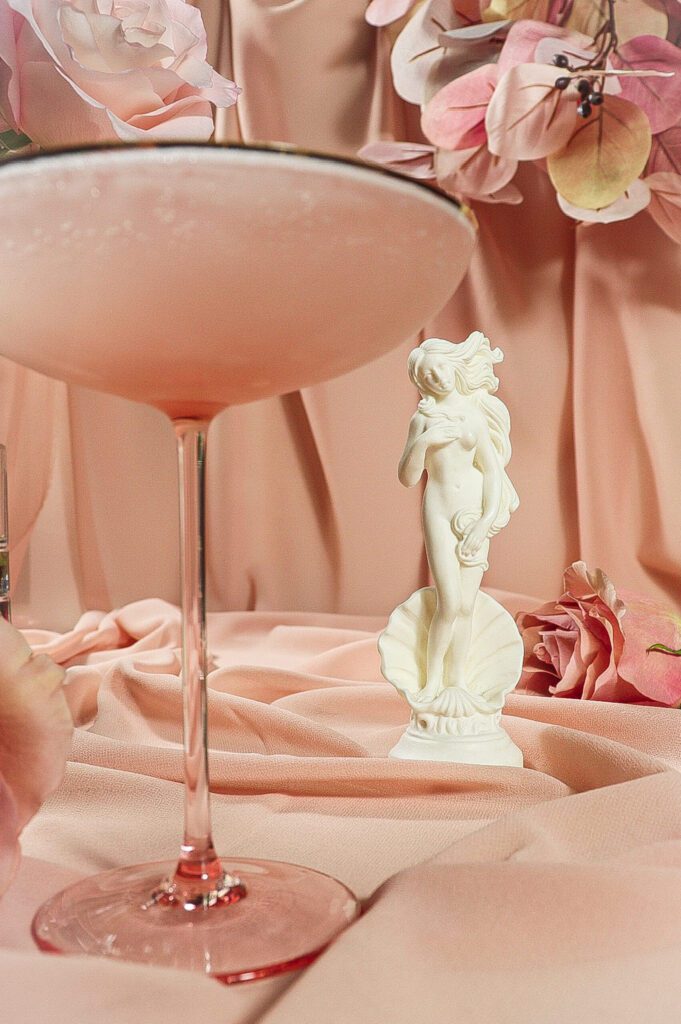 aphrodite cocktail, rhubarb cocktail