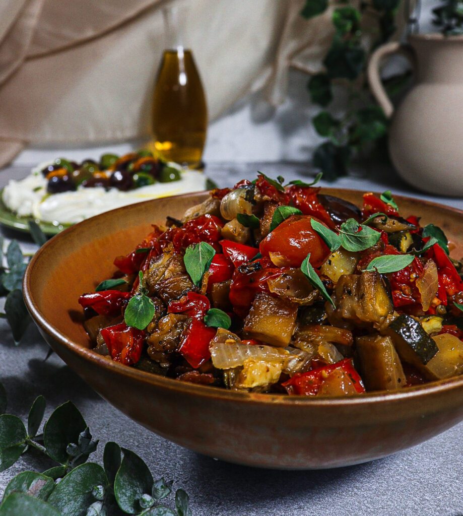 briam recipe, greek ratatouille, greek mythology food