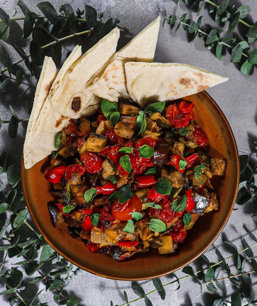 ancient greek recipes, briam, greek ratatouille