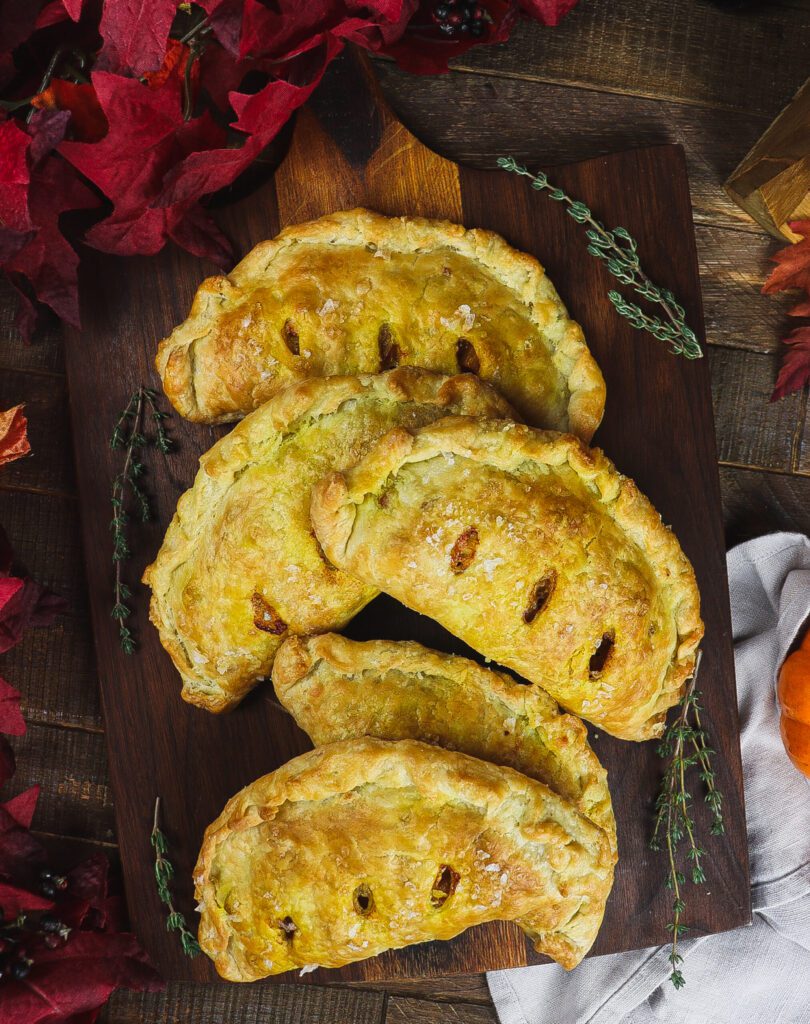 pumpkin pasties recipe, savoury pumpkin pasties
