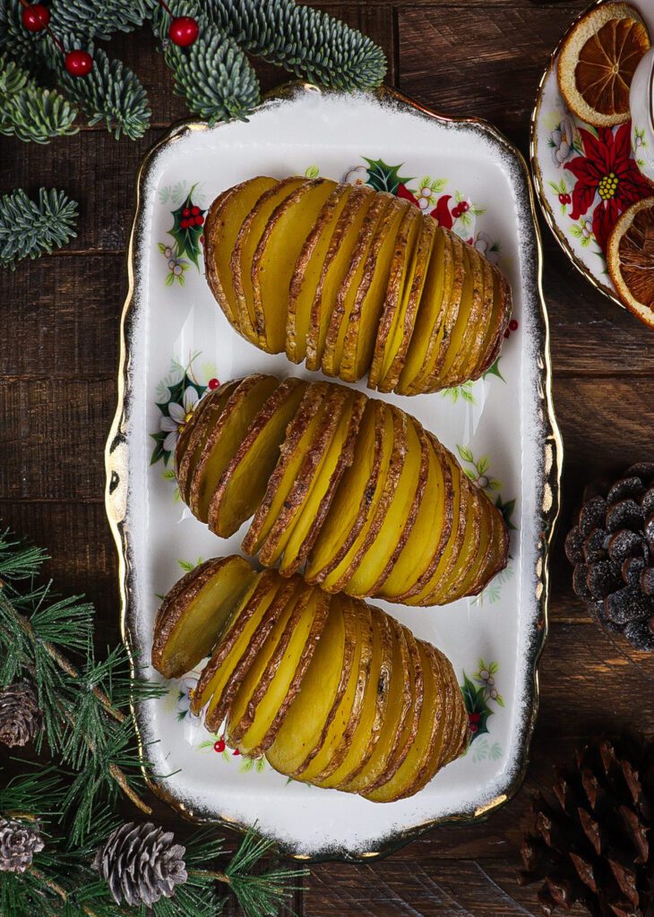 potatoes in goose fat, hasselback potatoes duck fat