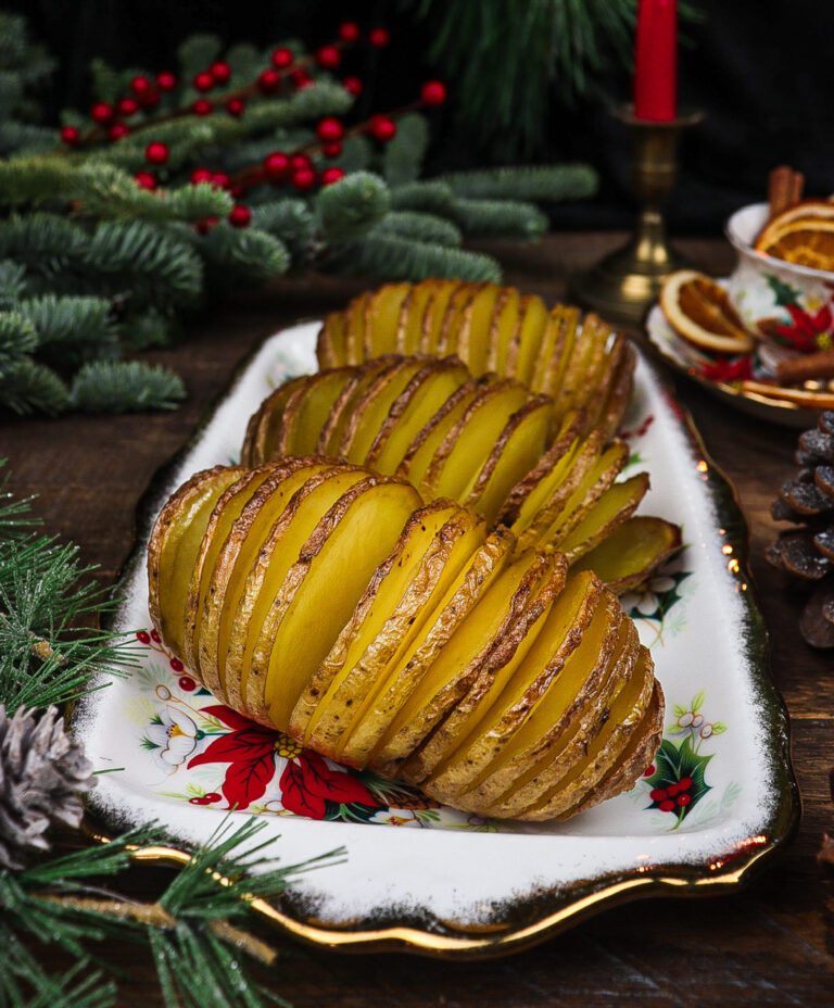 Goose Fat Hasselback Potatoes