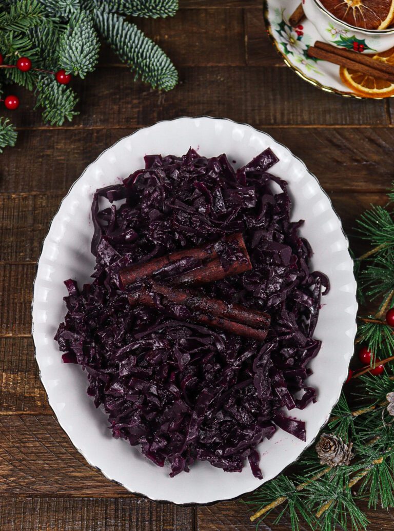 Mulled Wine Braised Red Cabbage