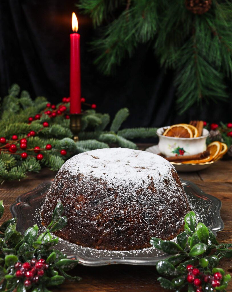 victorian christmas dessert recipes, plum pudding with brandy butter sauce, plum pudding recipe