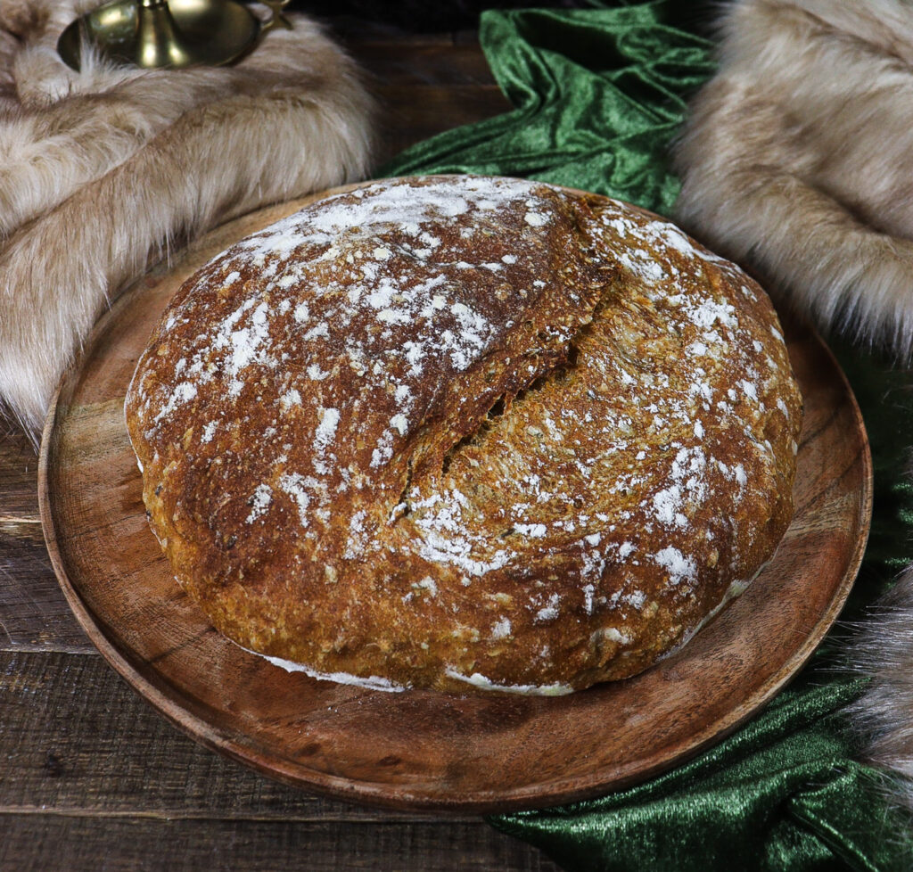no knead rye bread