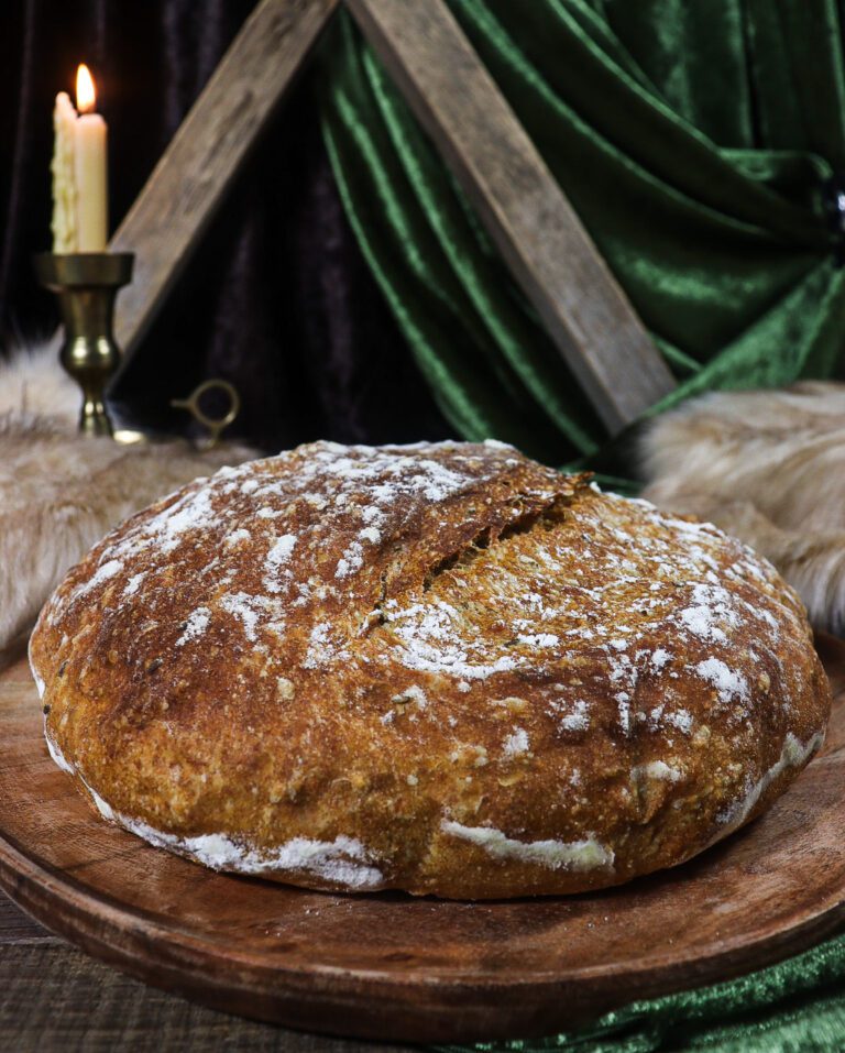 No Knead Rye Bread