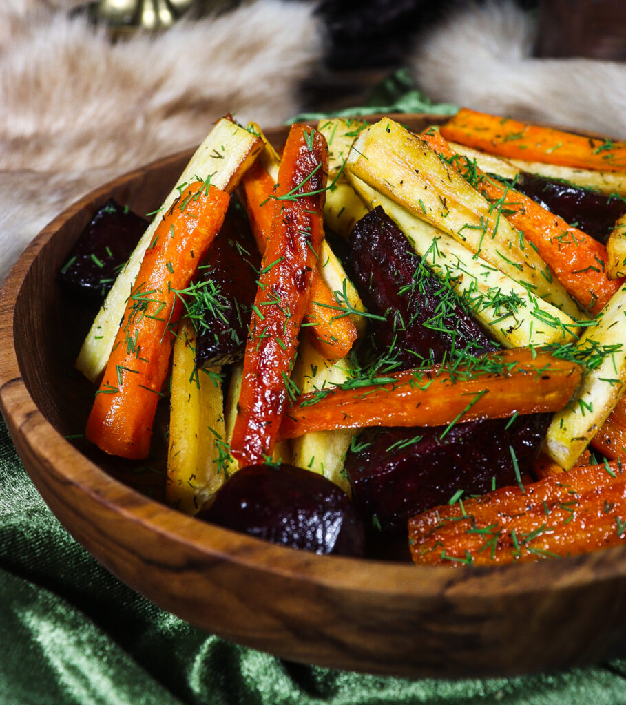 roasted root vegetables with honey, lord of the rings recipes