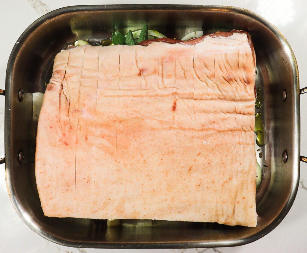 roasted pork belly