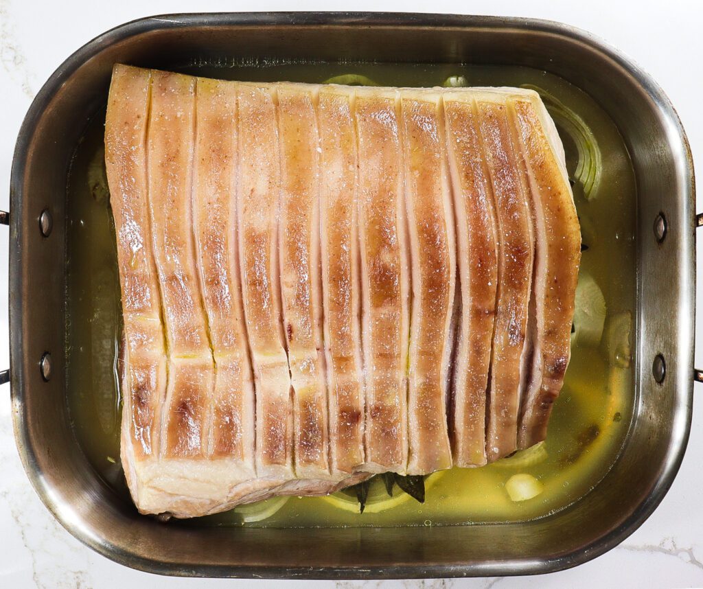 slow roasted pork belly recipe