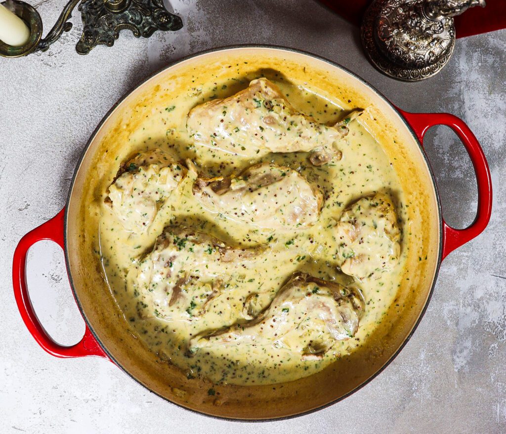 rabbit in mustard sauce recipe