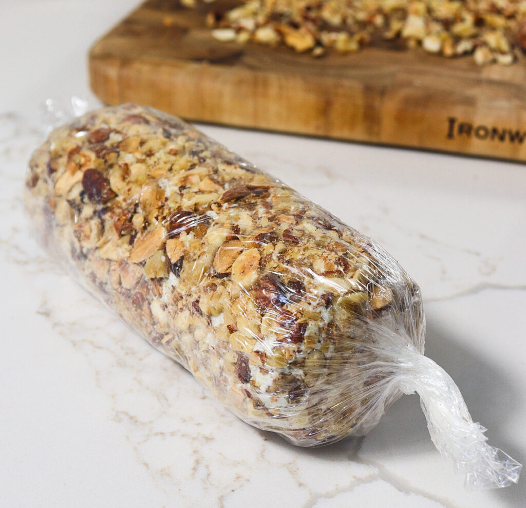 blue cheese nut log