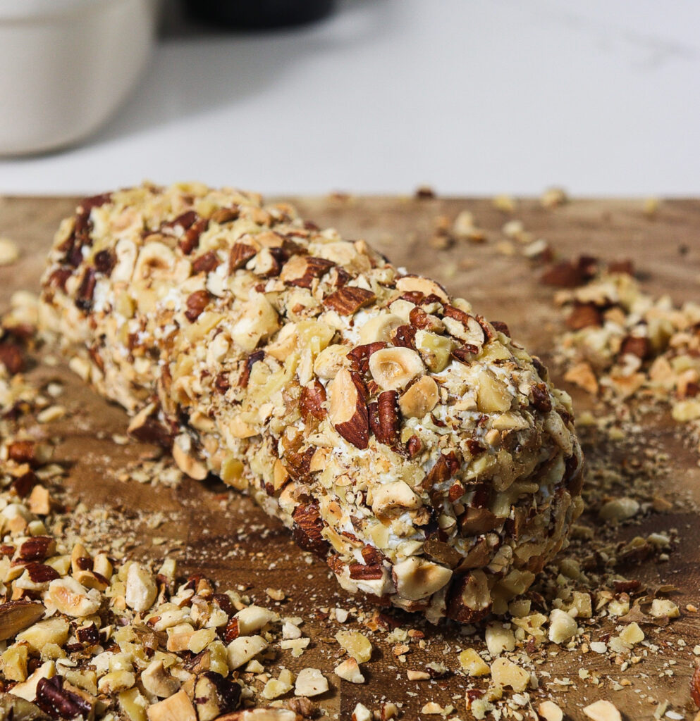 blue cheese nut log