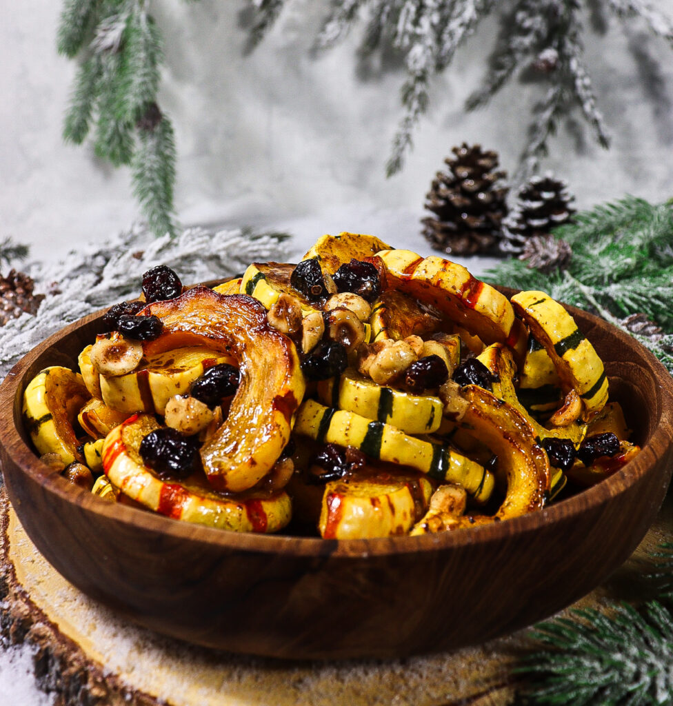 delicata squash with brown butter vinaigrette, elven food recipes