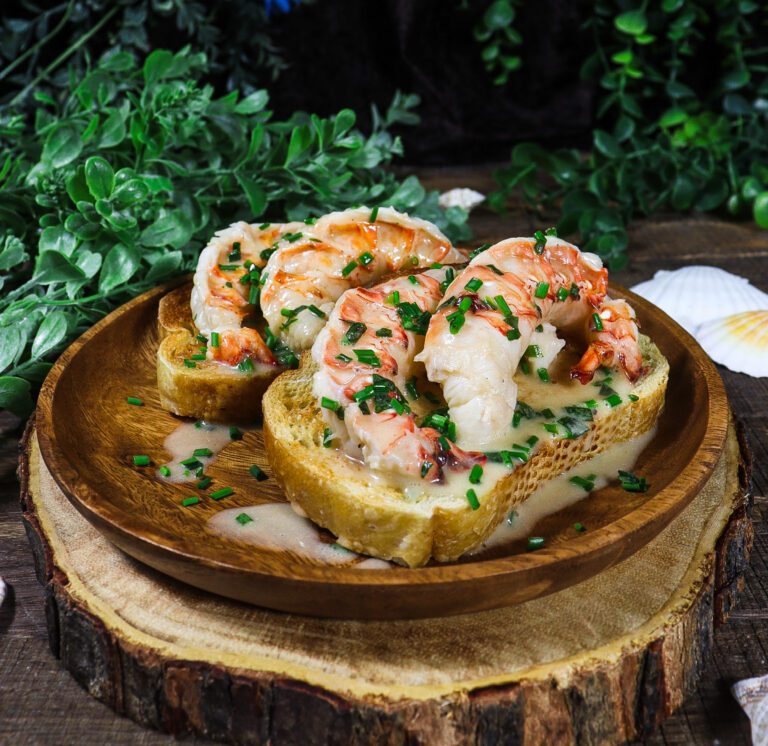 Butter Poached Lobster on Toast