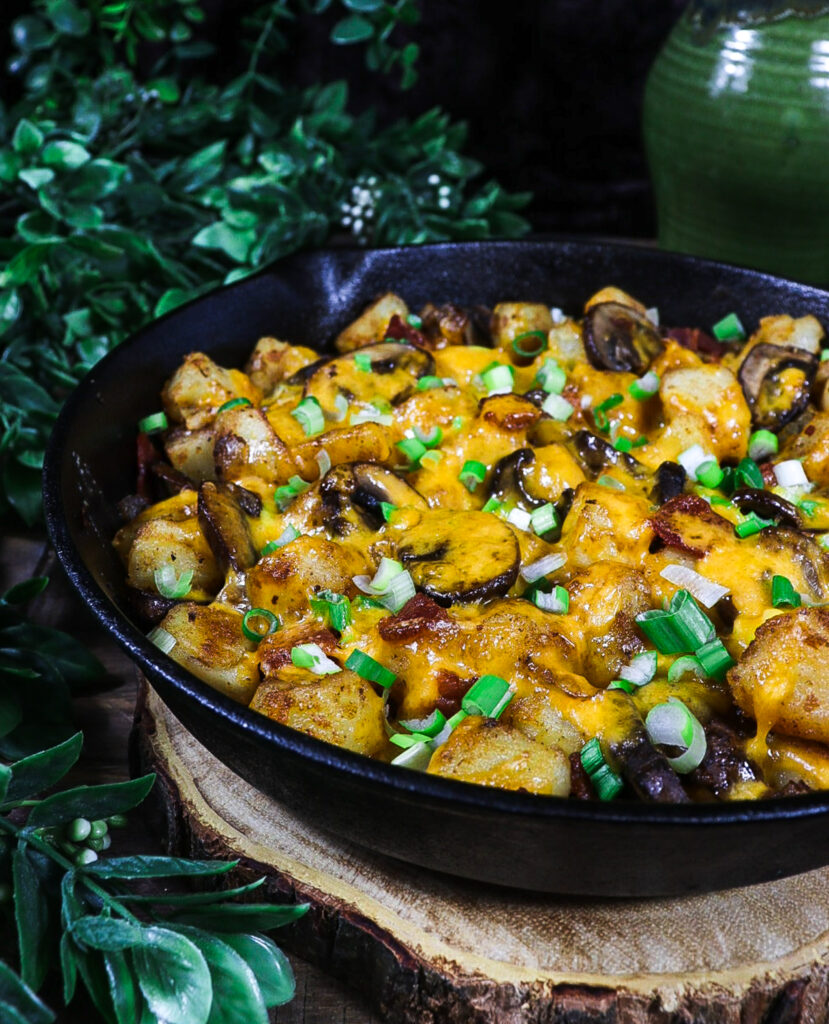 potato mushroom breakfast, hobbit potatoes recipe