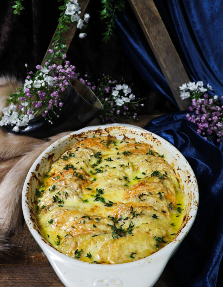 Creamy Root Vegetable Gratin
