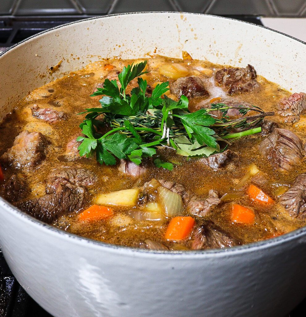 ale beef stew, beef stew with juniper berries, old norse recipes