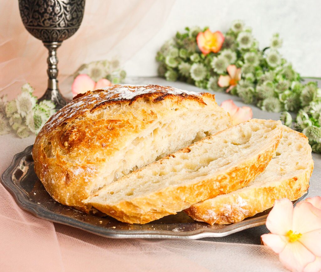 no knead beer bread, peasant bread recipe, medieval themed dinner