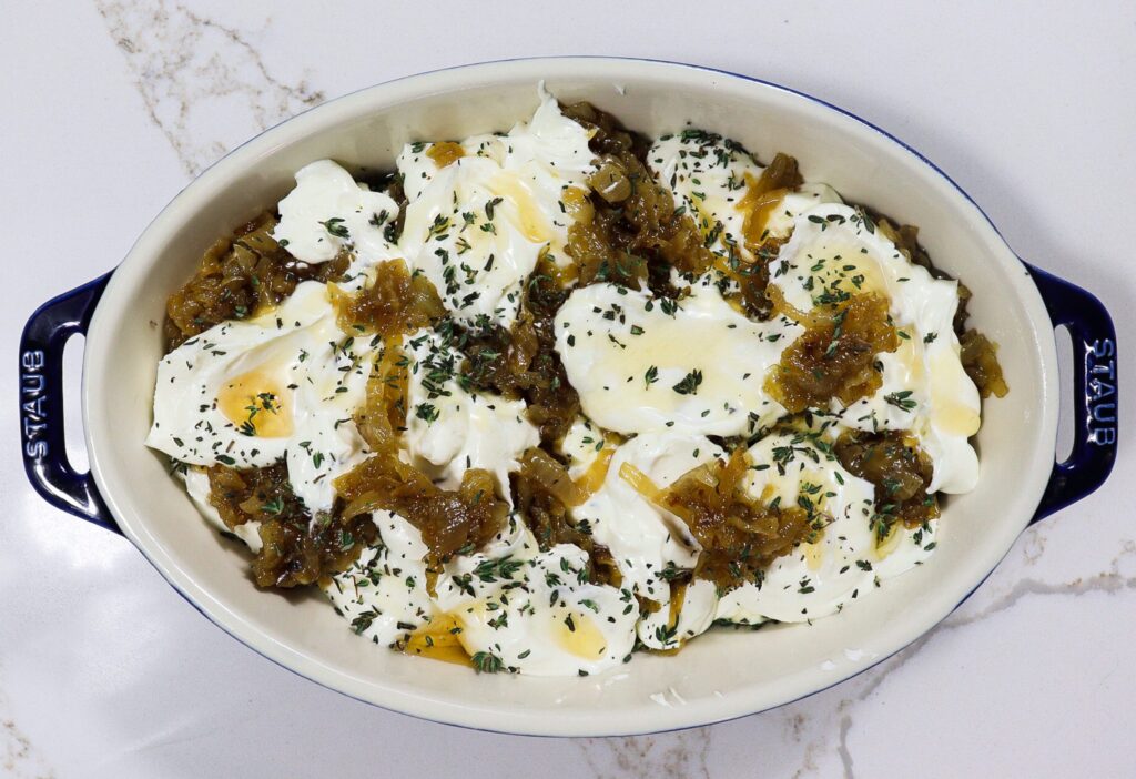 baked goat cheese appetizer, goat cheese and honey