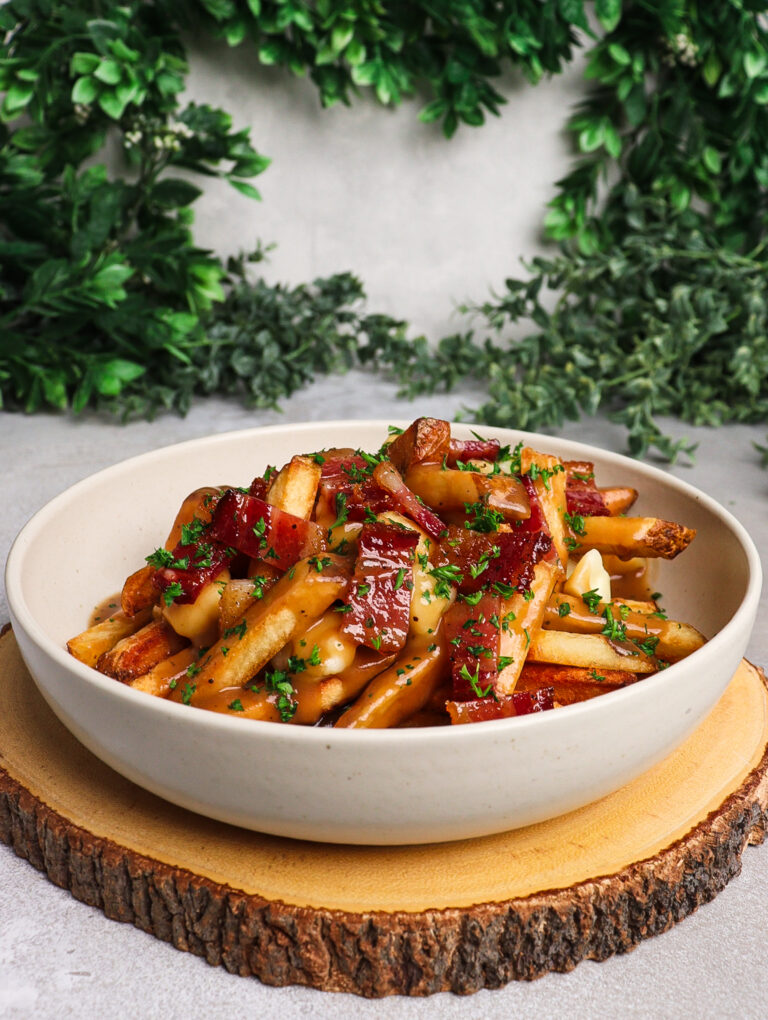 Maple Candied Bacon Poutine