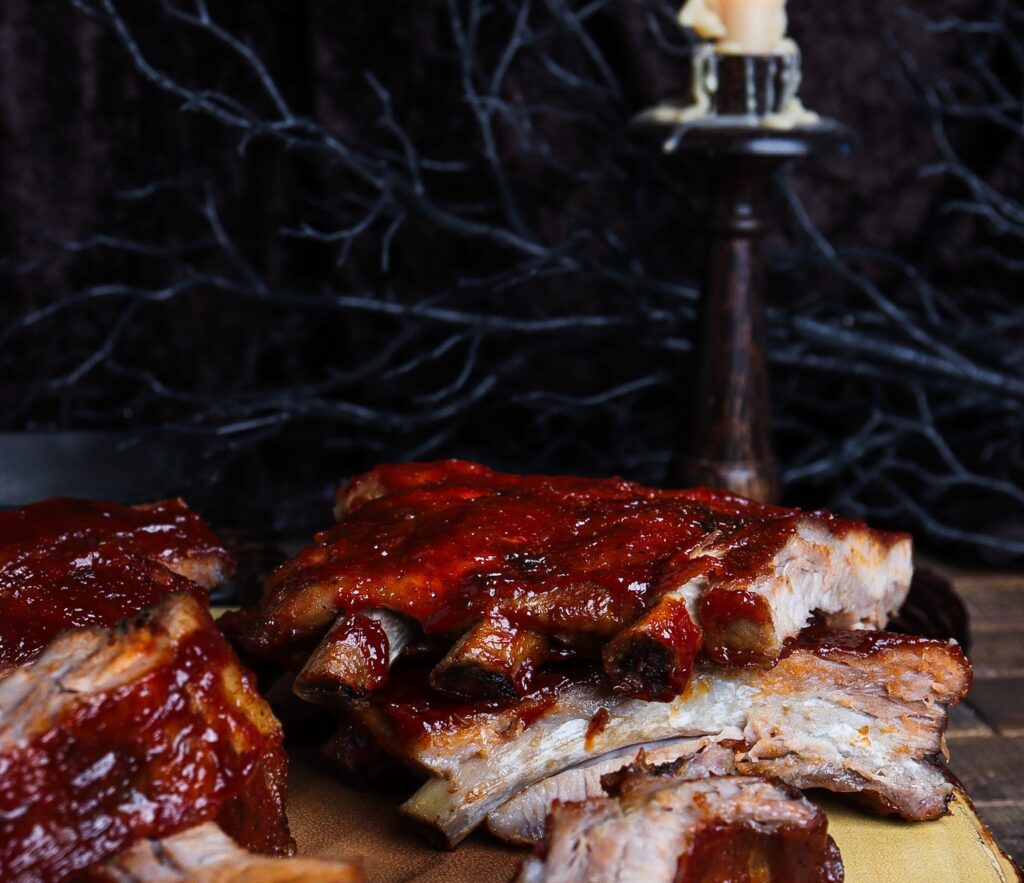 lord of the rings recipes, oven baked ribs, sweet and spicy ribs recipe
