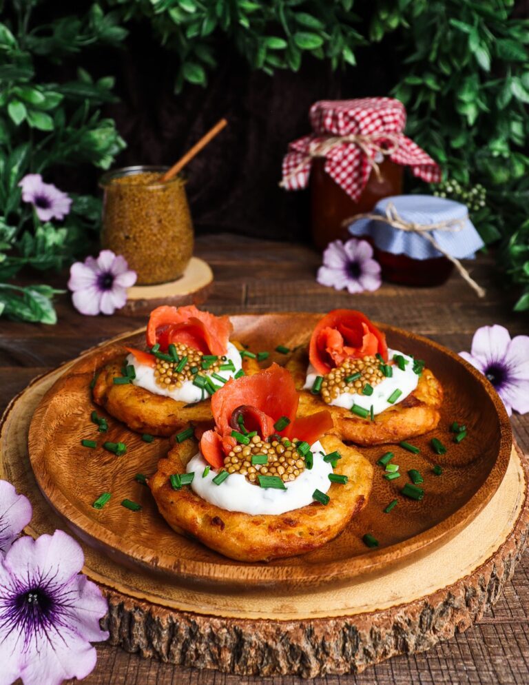 Smoked Salmon Potato Cakes