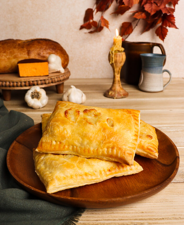 Cheese Onion and Potato Hand Pie