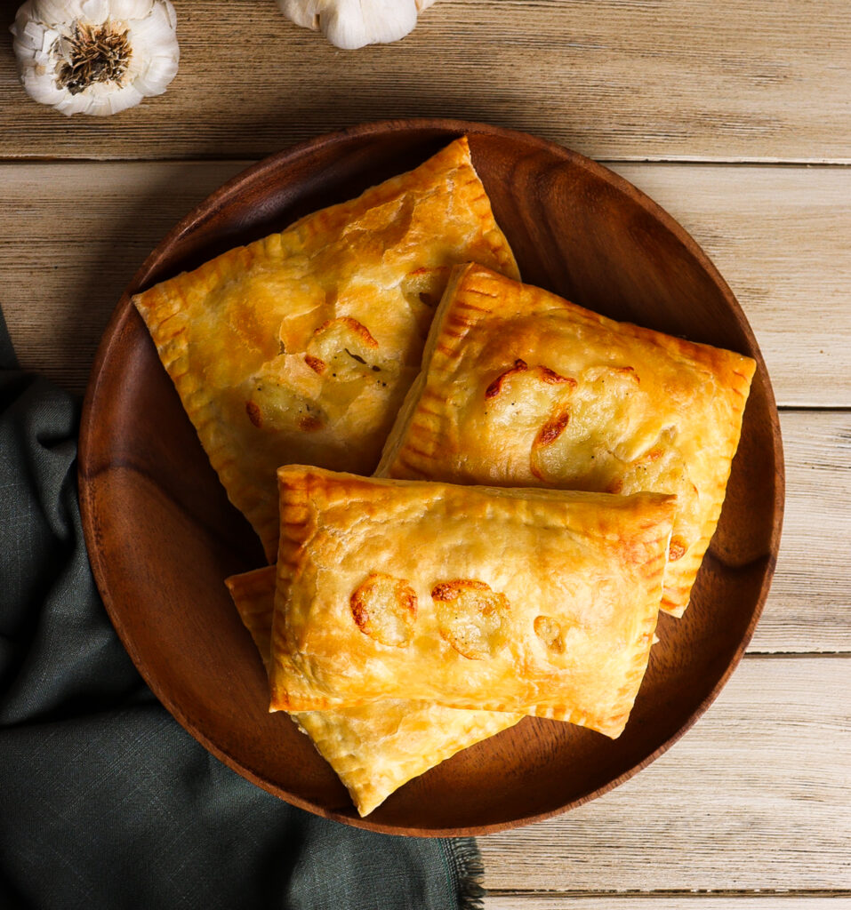 cheese onion and potato hand pie, potato hand pies, hobbit pantry