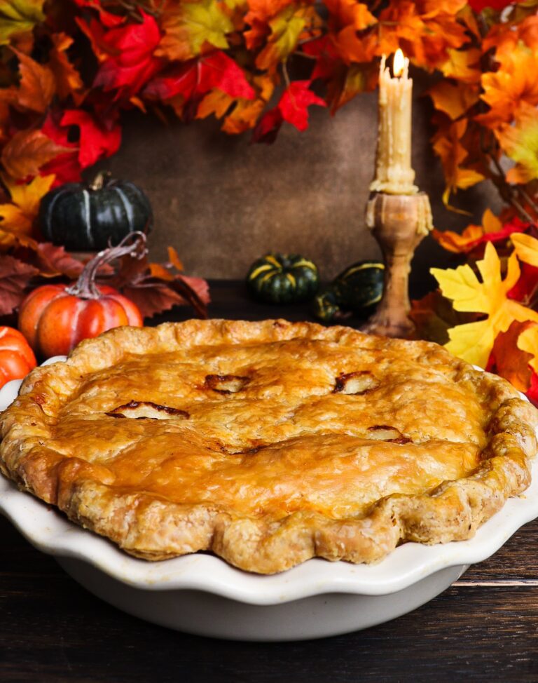 sweet potato and sage pie, savory sweet potato pie recipe, hobbit potatoes recipe