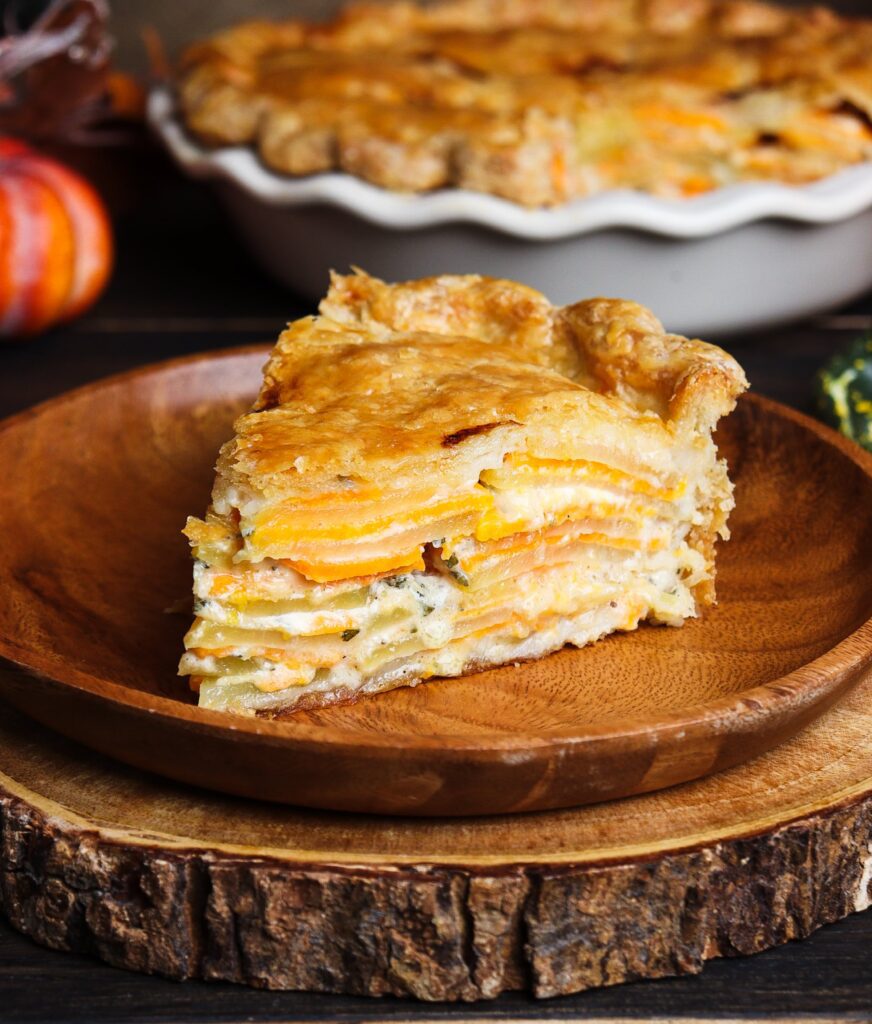 sweet potato and sage pie, hobbit potatoes recipe, potato pie recipe