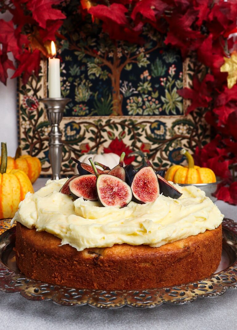 orange cardamom fig cake, fig and orange cake, middle earth dessert recipe