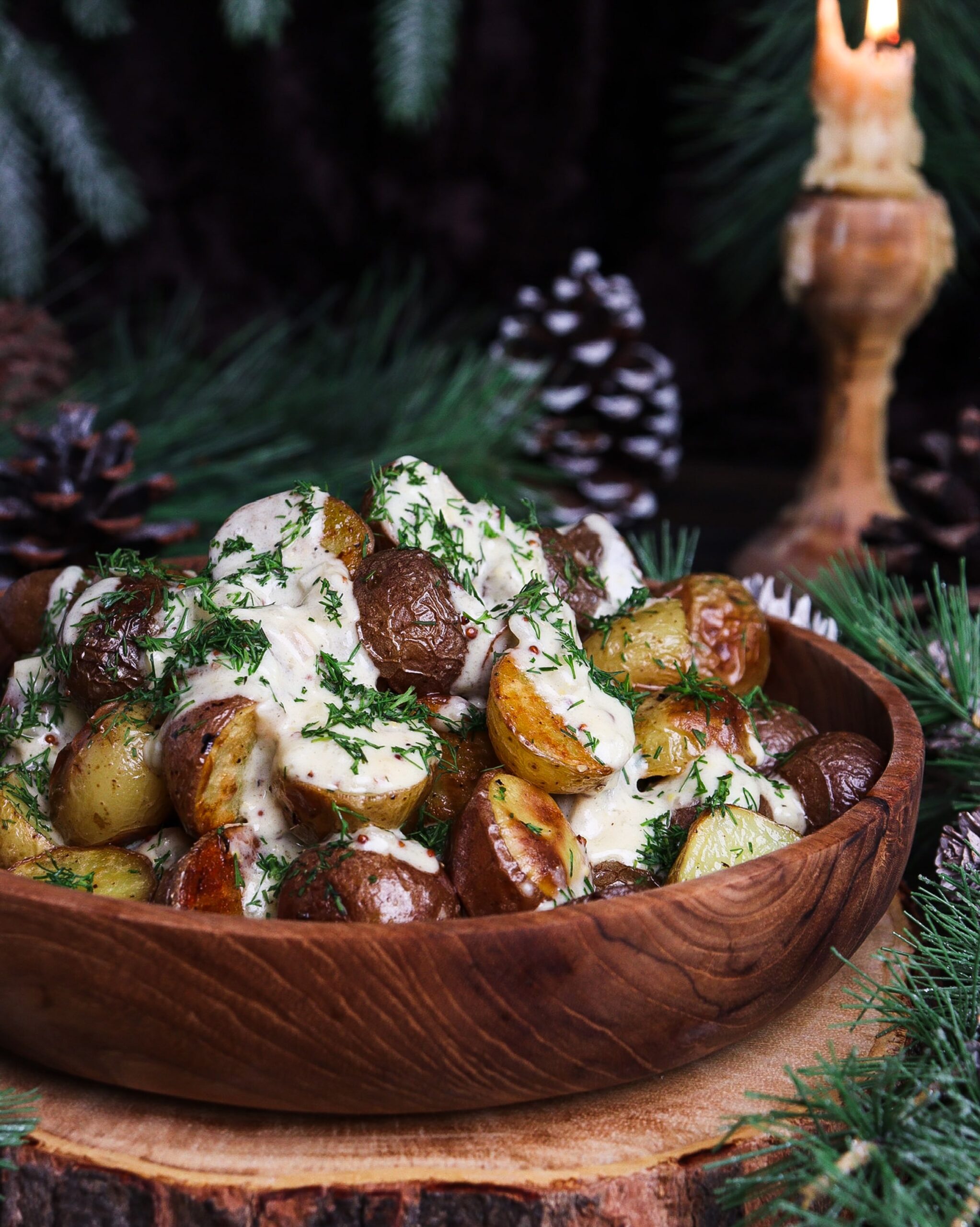 creamy roasted potatoes, lord of the rings potatoes