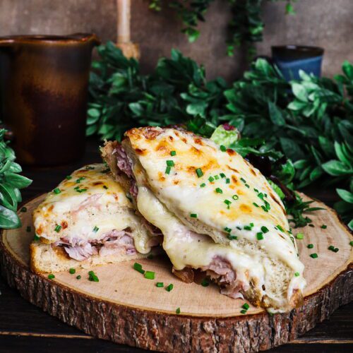 croque monsiuer recipe, apple shallot jam, cozy winter lunch