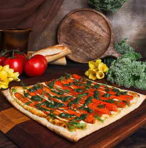 carrot and goat cheese tart with honey and dill, carrot tart, princess bride recipes