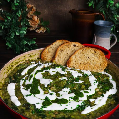 vegetable cassoulet, cottagecore recipe