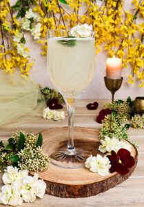 spruce gin cocktail, spruce tip recipes, elven recipes