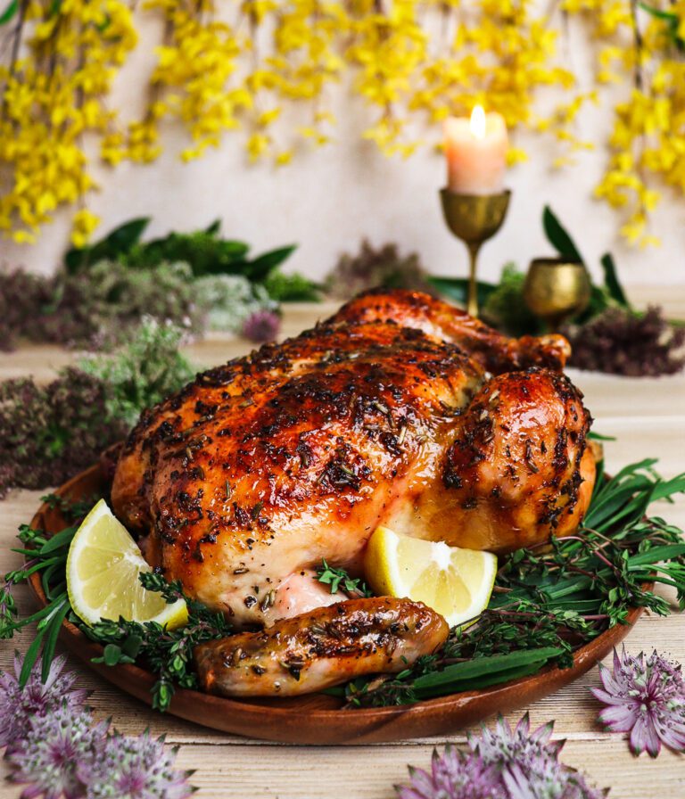 Honey Lavender Roast Chicken